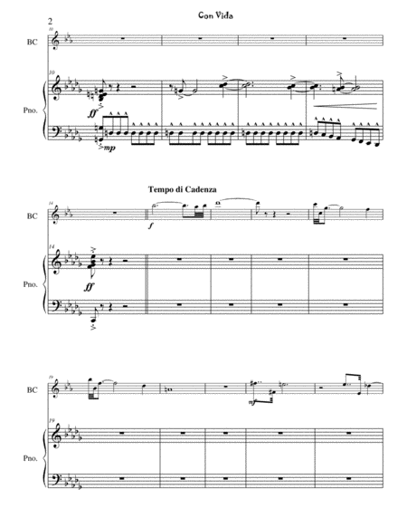 Concerto For Bass Clarinet Page 2