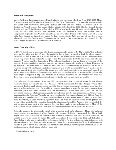 Concerto For Cello In F Major By Marie Jall 1846 1925 Page 2