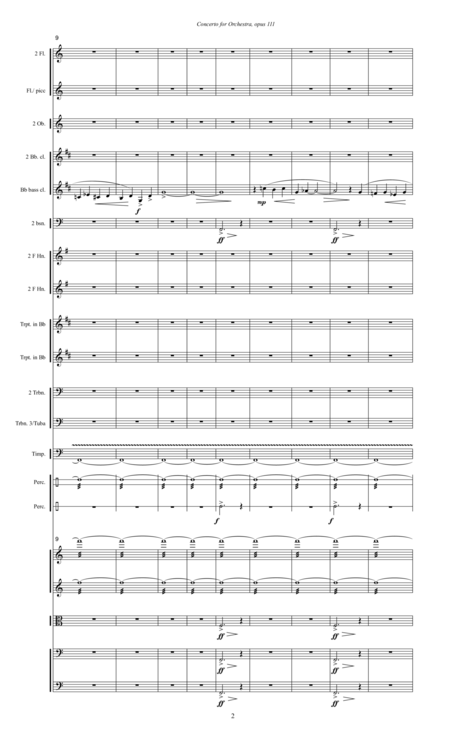 Concerto For Orchestra Opus 111 2005 Rev 2010 Page 2