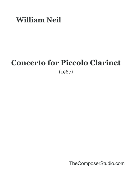 Concerto For Piccolo Clarinet Bassoon Trumpet Tenor Bass Trombone Double Bass Percussion 1987 Page 2