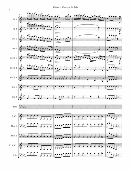 Concerto For Tuba With Wind Ensemble Page 2