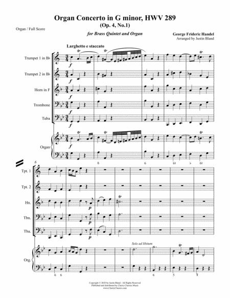 Concerto In G Minor For Organ And Brass Quintet Page 2