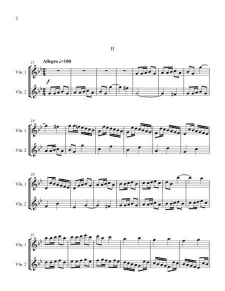 Concerto In G Minor For Two Violins Page 2