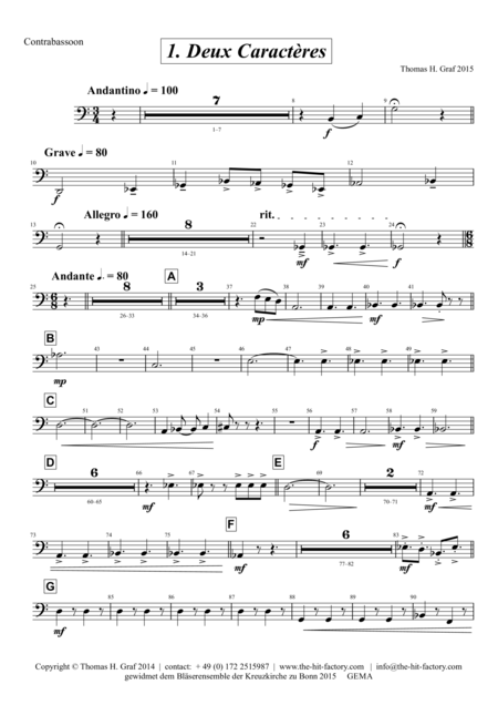 Conflusion Suite Wind Ensemble Contrabassson Page 2