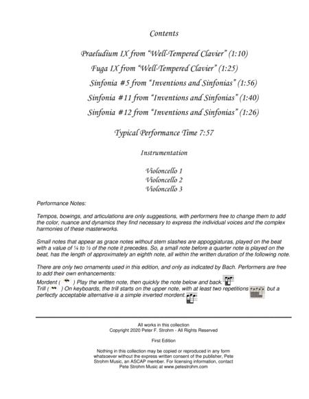 Contrapuntal Works For Violoncello Trio Vol Iii Page 2