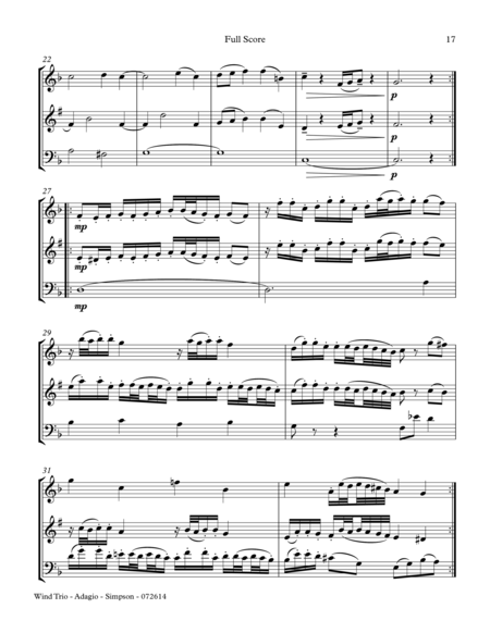 Conversations For Woodwind Trio 3rd Mvt Adagio Page 2