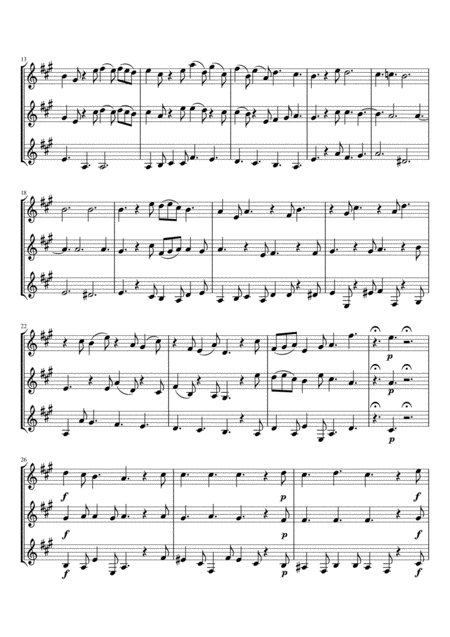 Corelli Pastorale From Christmas Concerto For Clarinat Trio Page 2