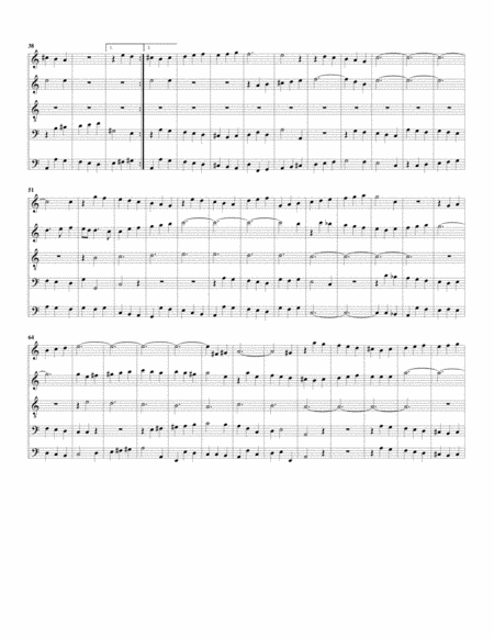 Coro Sei Nun Wieder Zu Frieden From Cantata Bwv 21 Arrangement For 5 Recorders Page 2