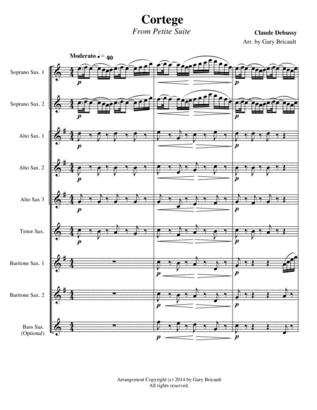 Cortege From Petite Suite Page 2
