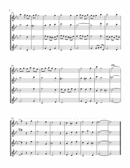 Coventry Carol Sax Quartet Satb Page 2