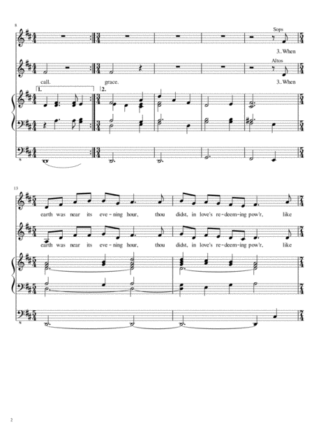 Creator Of The Starry Height Plainchant Arrangement Page 2