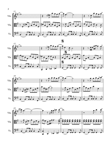 Creep String Trio Violin Viola And Cello Page 2