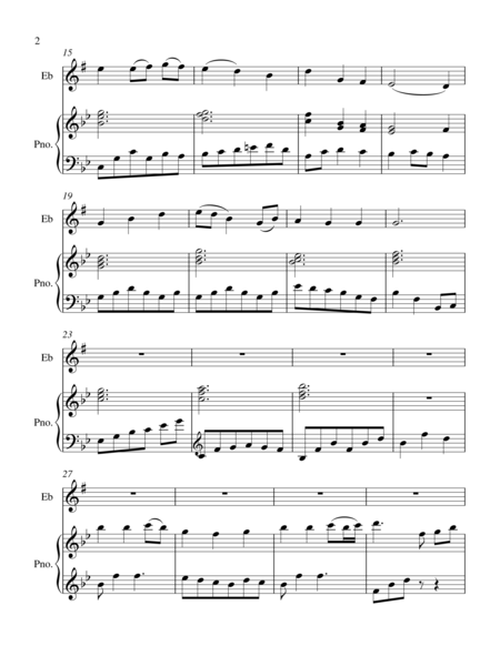 Crown Him With Glory Treble Eb Instrument Solo Page 2