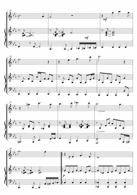 Cruzando Aguas Piano And Violin Page 2