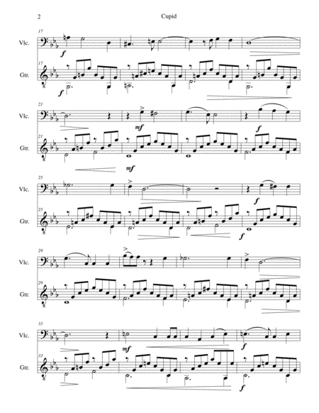 Cupid For Cello And Guitar Page 2