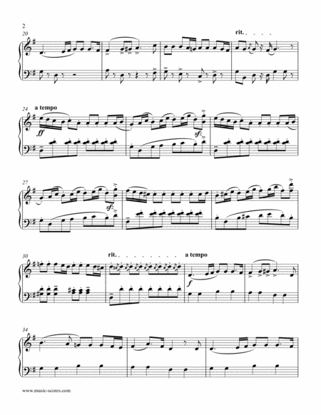 Czardas Hungarian Dance From Coppelia Intermediate Piano Page 2