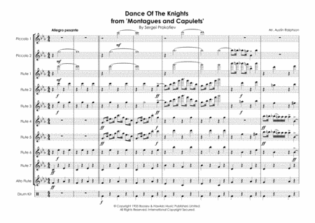 Dance Of The Knights From Montagues And Capulets Flute Choir Flute Ensemble Page 2