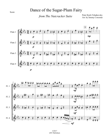 Dance Of The Sugar Plum Fairy For Flute Quartet Page 2