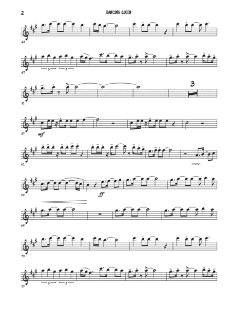 Dancing Queen Violin Page 2