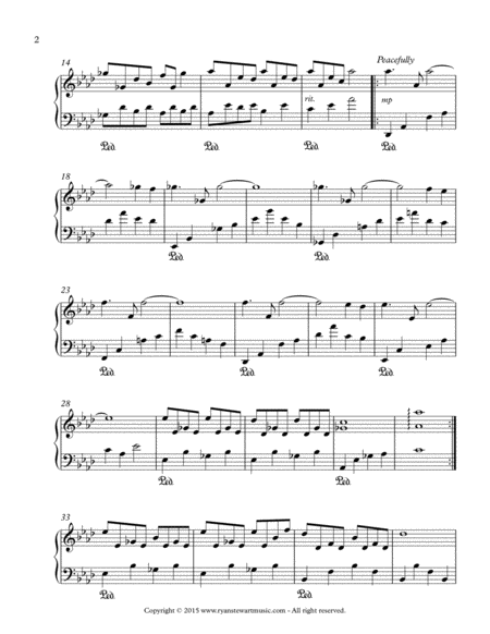 Danksagung An Den Bach D 795 G Flat Major Page 2