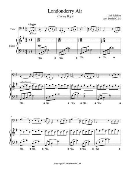 Danny Boy For Tuba And Piano Page 2