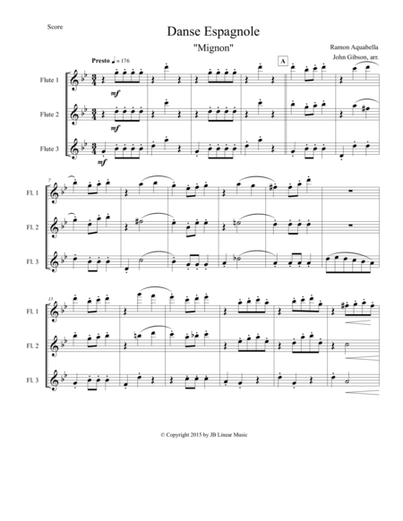 Danse Espagnole For Flute Trio Page 2