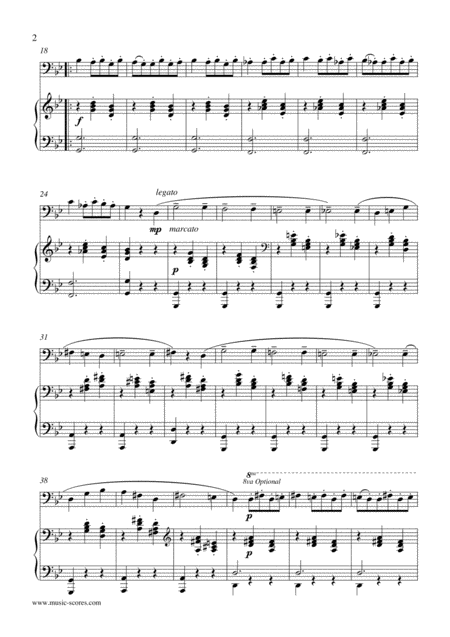 Danse Macabre Bassoon And Piano Page 2