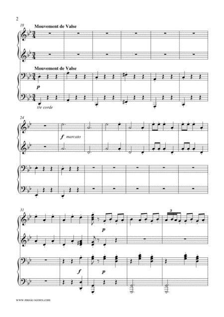 Danse Macabre Piano Duet Page 2