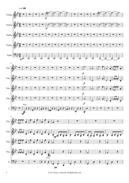 Danse Macabre String Quintet Page 2