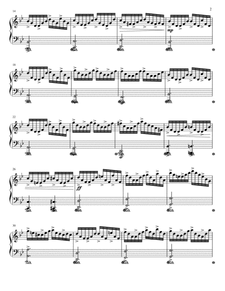 Dark Energy Original Piano Solo Page 2