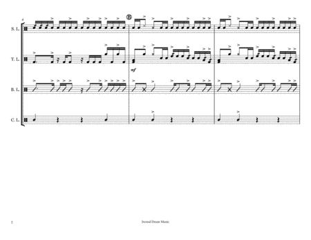 Darkness Drumline Cadence Page 2