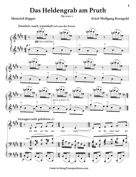 Das Heldengrab Am Pruth Op 9 No 5 C Sharp Minor Page 2