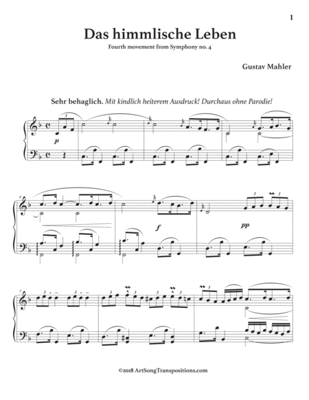 Das Himmlische Leben F Major Page 2