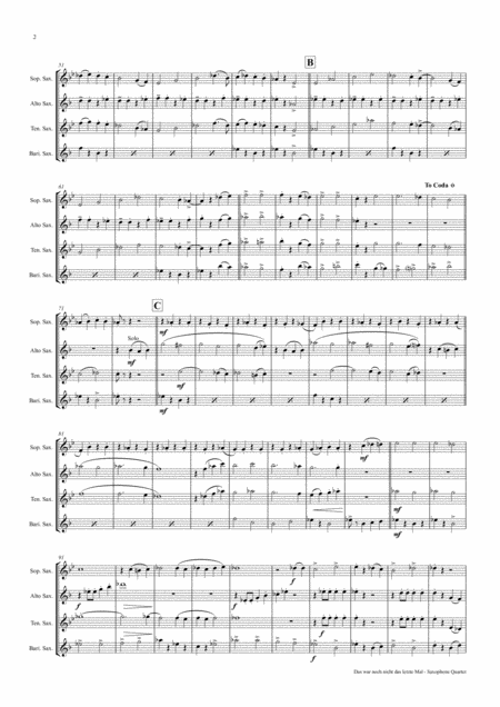 Das War Noch Nicht Das Letzte Mal Polka Oktoberfest Saxophone Quartet Page 2