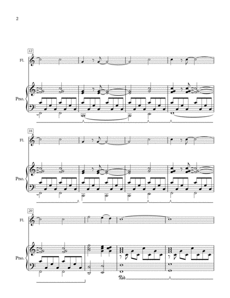 Days Of Thunder Main Title For Flute And Piano Page 2
