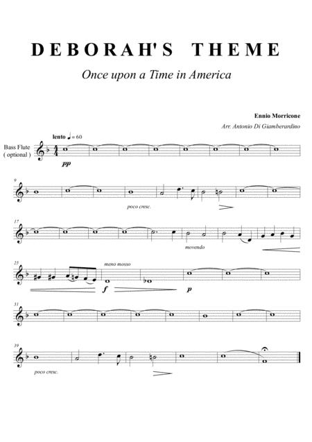 Deborah Theme Once Upon A Time In America Flute Choir Page 2