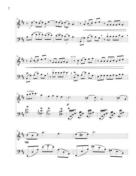 Debussy Meets Foster Violin Cello Duet Page 2