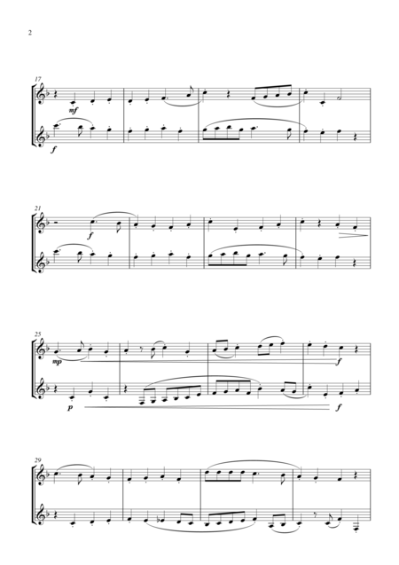 Deck The Halls For Eb Clarinet Duet Suitable For Grades 2 6 Page 2