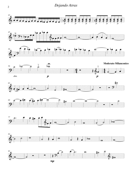 Dejando Atrs Op 19 Double Bass Page 2