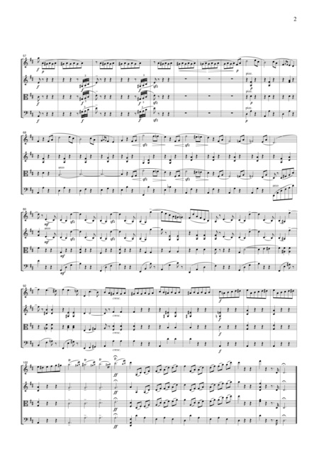 Delibes Valse From Coppelia For String Quartet Cd101 Page 2