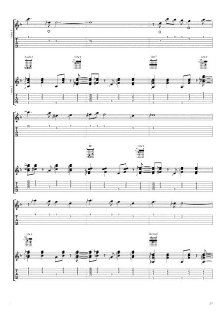 Desafinado Duet Guitar Score Page 2
