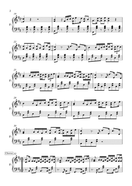 Despacito Advanced Piano Arrangement Page 2