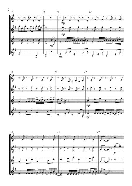 Despacito Saxophone Quartet Page 2