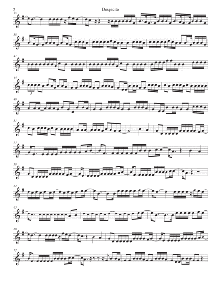 Despacito Soprano Sax Page 2