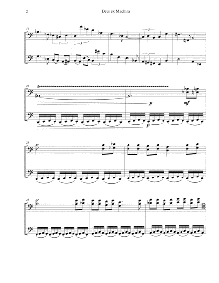 Deus Ex Machina For Cello Duo Page 2