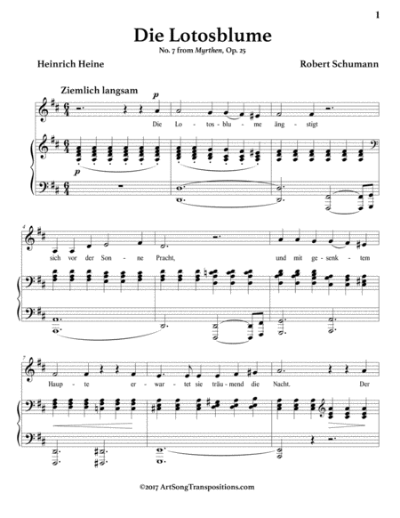 Die Lotosblume Op 25 No 7 D Major Page 2