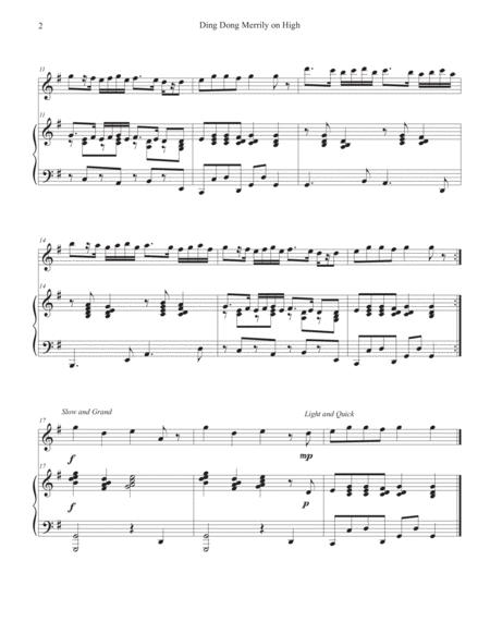 Ding Dong Merrily On High Easy Flute Solo Page 2