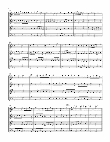 Ding Dong Merrily On High Wind Quartet Page 2