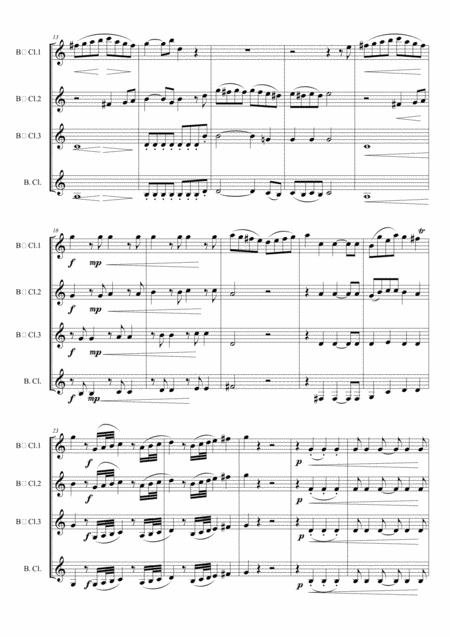 Divertimento Mtv 1 In Bb For Clarinet Quartet Page 2