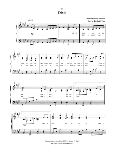 Dixie Patriotic Song Page 2